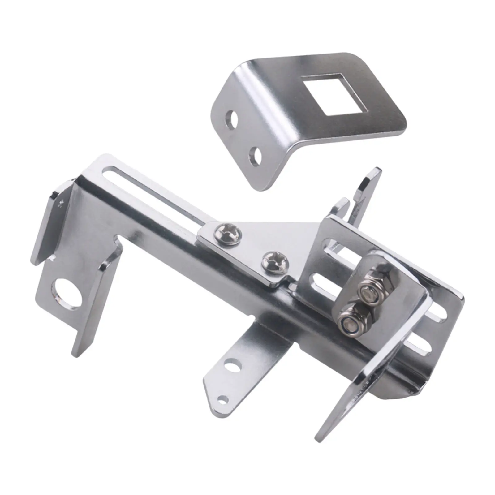 

Новый хромированный автомобильный трос дроссельной заслонки комплект откидных кронштейнов для Chevrolet SBC Holley откидной