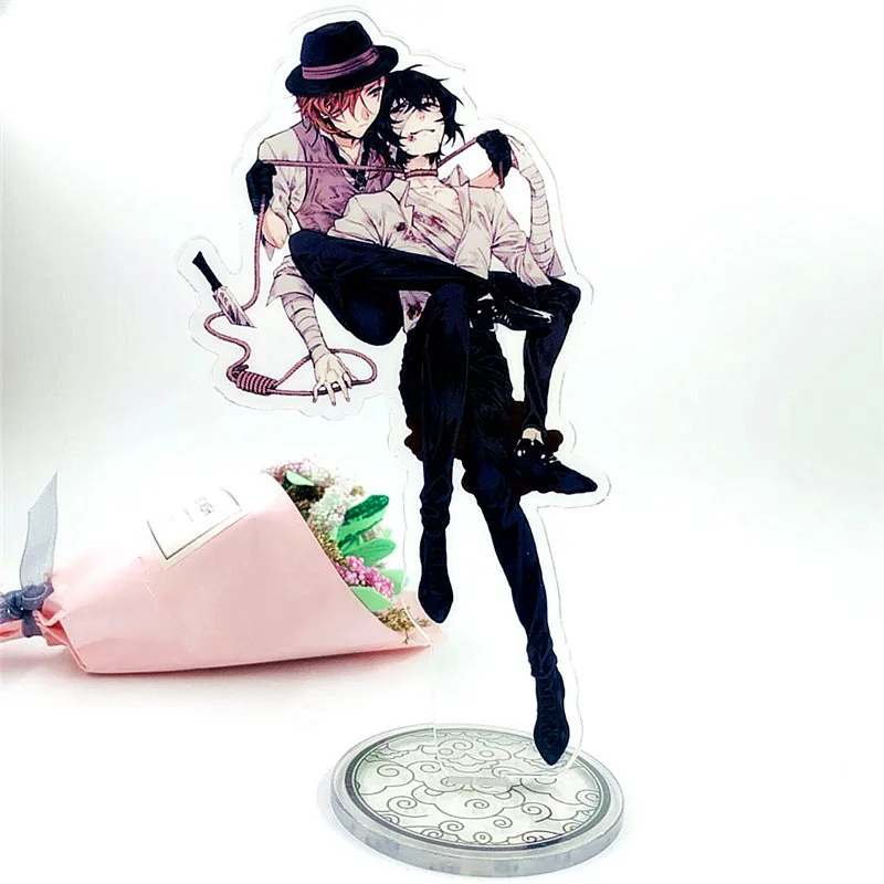 Аниме Bungou бродячие собаки Дисплей Стенд фигурка модель пластина Держатель японский мультфильм рисунок акриловые украшения Рождественский подарок