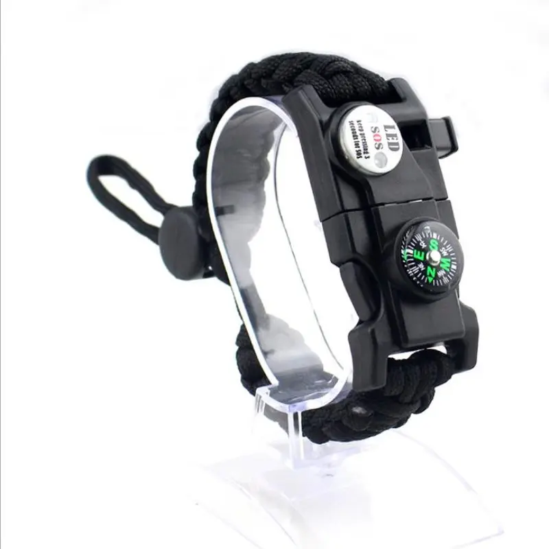 Открытый выживающий паракордиальный выжить браслет лагерь оборудование