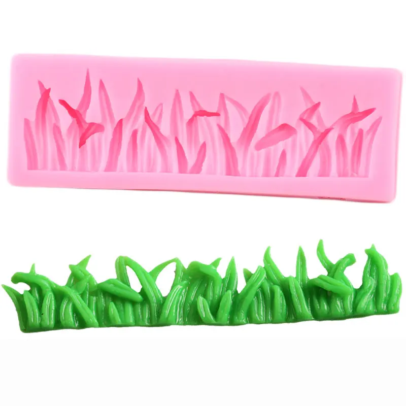 Трава Форма силиконовые формы для тортов кайма мастики ребенка инструменты