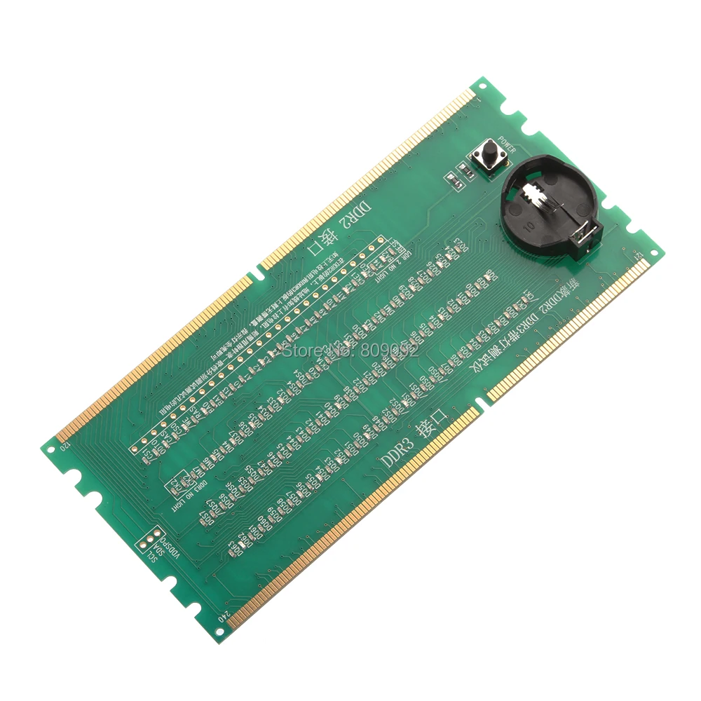 Две в одной настольной материнской плате Тестовая карта DDR2/DDR3 с светодиодный тестовый прибор для Intel и AMD Материнская плата Тестер для ремонта
