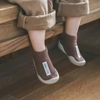 Детская обувь, обувь для первых шагов, начинающих ходить, для маленьких девочек и мальчиков, детская мягкая резиновая подошва, вязаные ботинки, Нескользящие