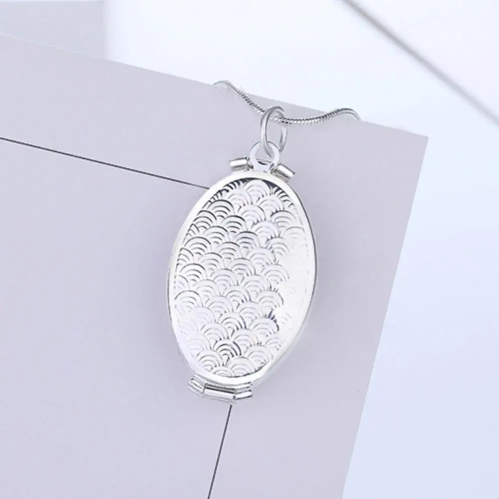 Лидер продаж 70% Овальный медальон в виде рыбьей чешуи с 4 слотами кулон фоторамка