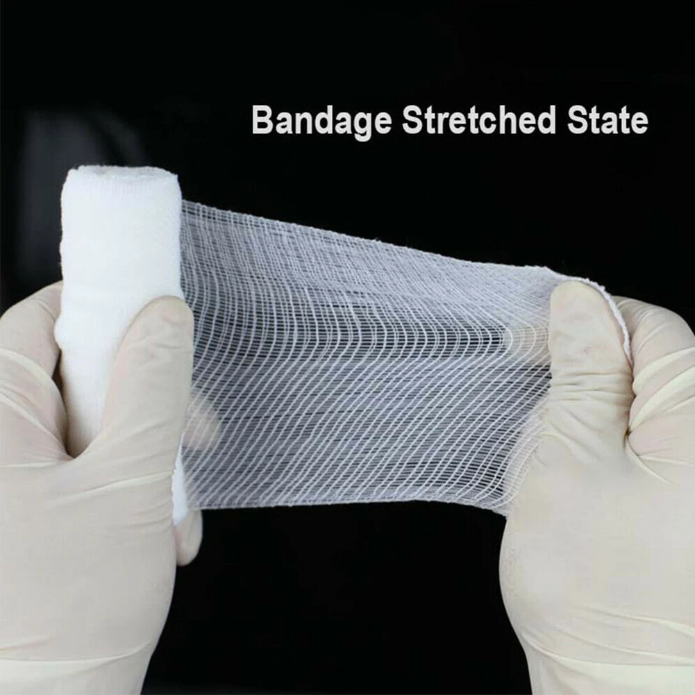 5 рулонов прочная Нетоксичная сетка для травм первая помощь обезболивание рулон