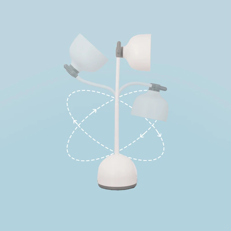 Мультяшный светодиодный светильник для защиты глаз с Usb зарядкой настольная