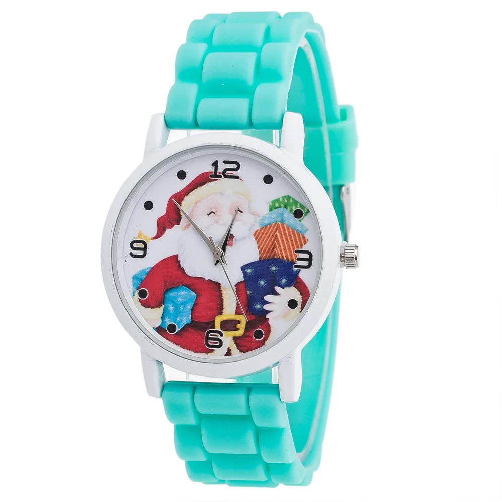 Christmas Watch Gifts Candy Color Male And Female Silicone Strap Wrist dress Explosion en gros часы женские 03* | Наручные