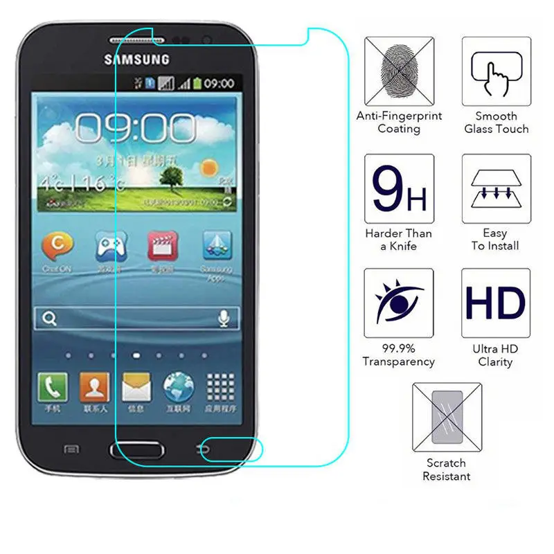 Закаленное стекло для Samsung Galaxy Grand Quattro Win Duos GT-i8552 GT i8550 i8552 i8558 защита экрана