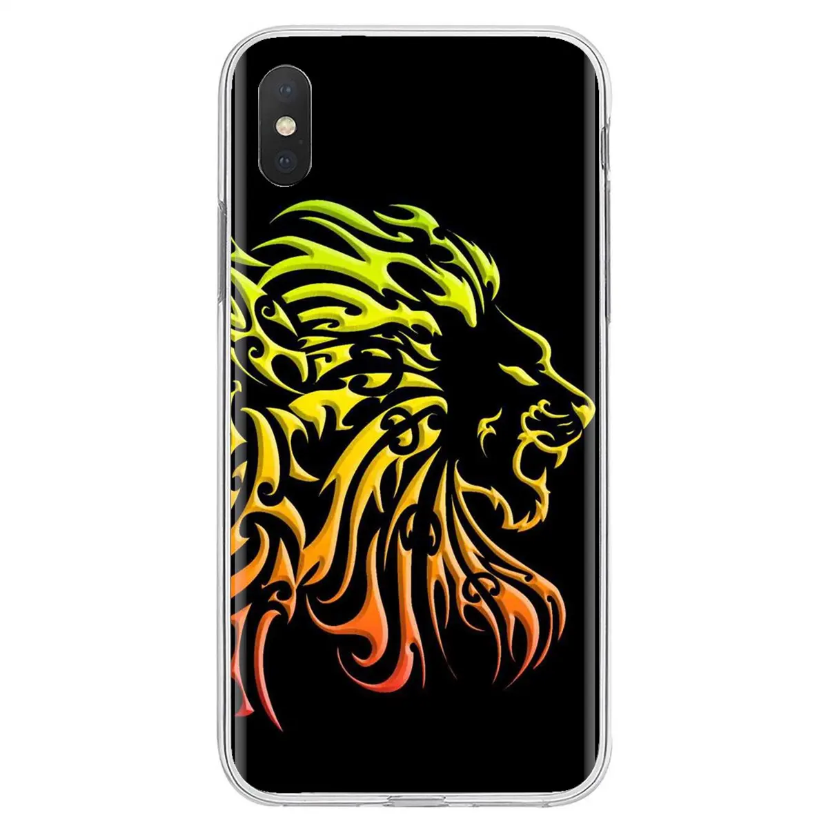 Rasta lion рэгги Боб Марли арт для iPhone 11 Pro 4 4S 5 5S SE 5C 6 6S 7 8 X XR XS Plus Max iPod Touch силиконовый