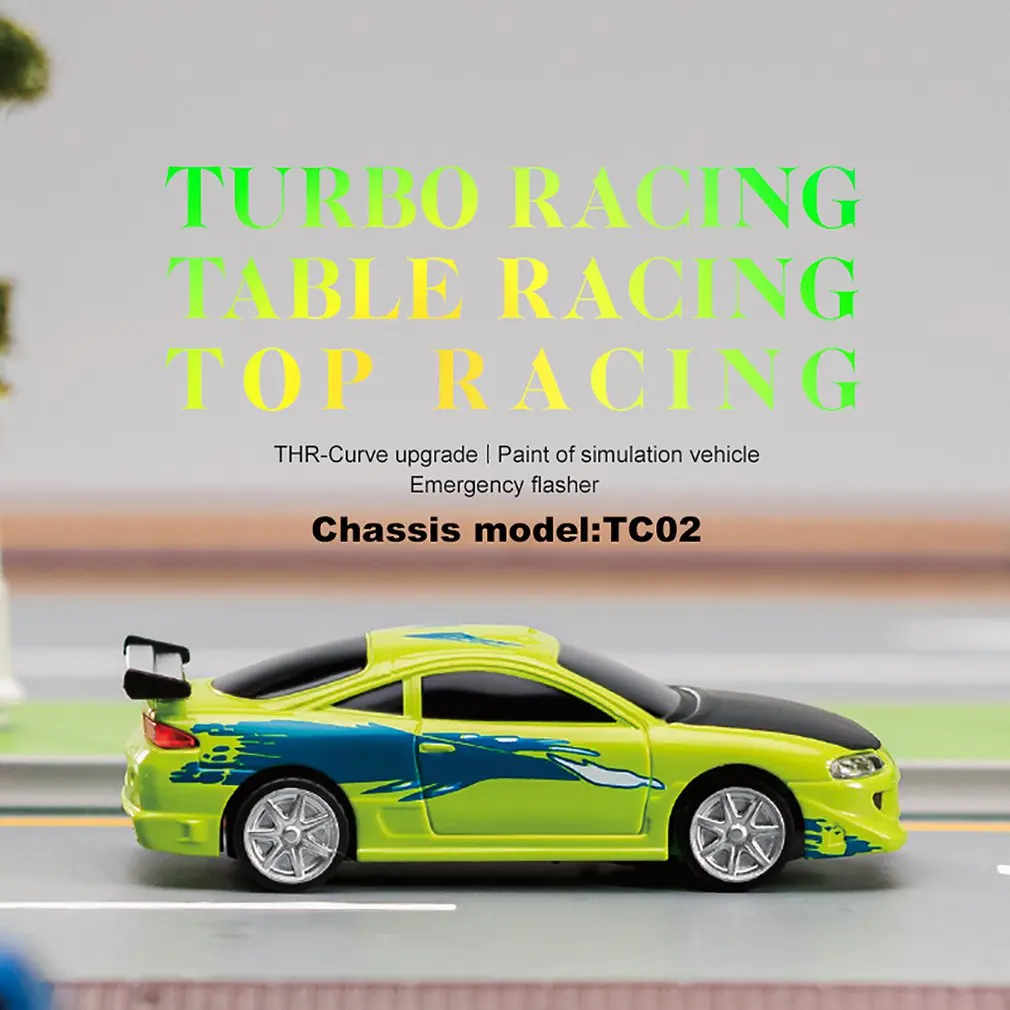 Coche de carreras Turbo 1:76 C71 C72 C73, Mini coche deportivo RC, edici&oacute;n limitada y edici&oacute;n cl&aacute;sica, Kit RTR proporcional, Juguetes-3