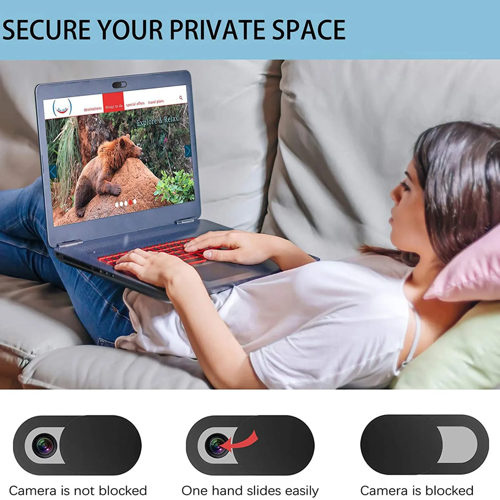 Camera privacy cover mobile phone computer camera privacy protection sticker