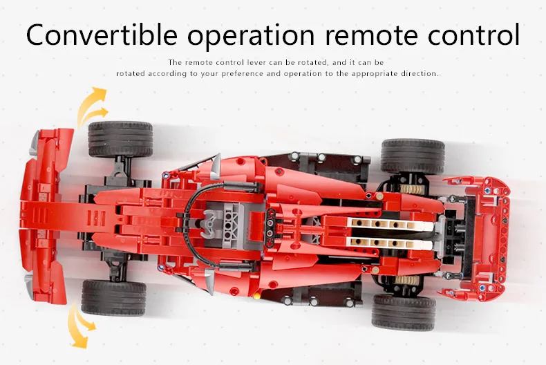 Yeshin MOC, моторная техника, автомобиль F1, скоростной гоночный автомобиль, строительные блоки, кирпичи, сборная модель автомобиля, детские игрушки