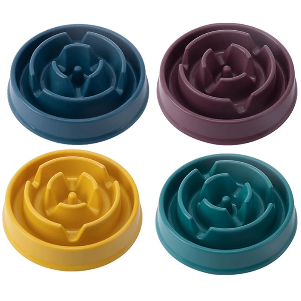 Нетоксичные медленно питательные миски для домашних животных забавная миска