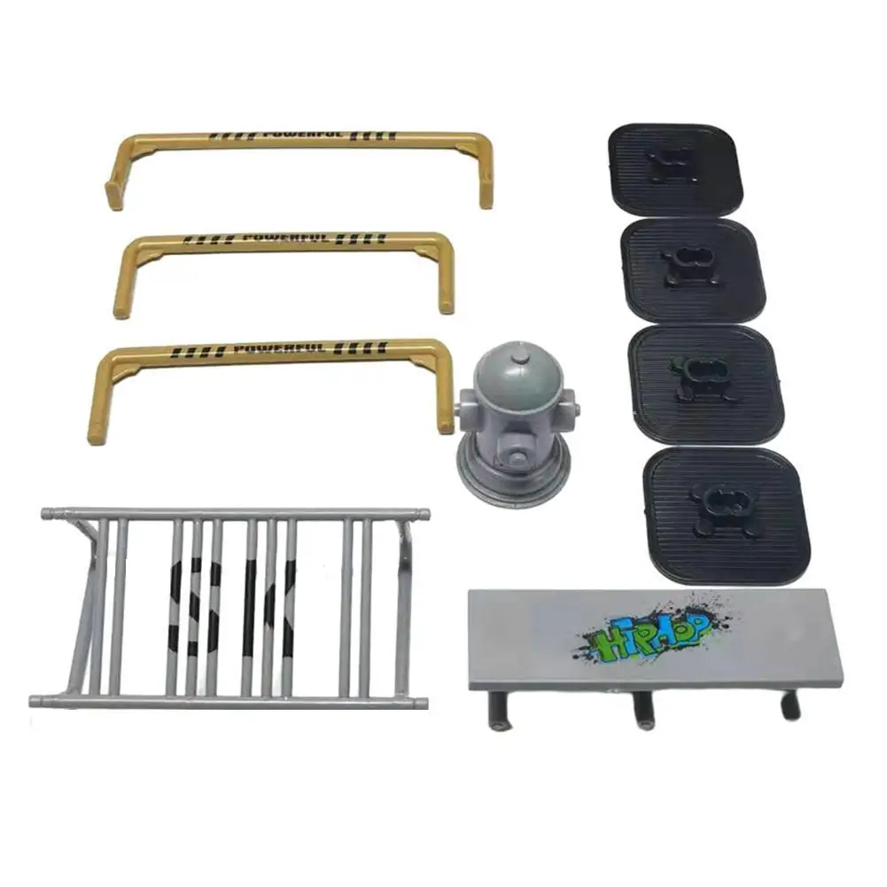 

Fingerboard Bicycle Props Fingerboard Bike Props Alloy Finger Scooter Skateboard Set DIY Scooter Combination Prop Children's Toy