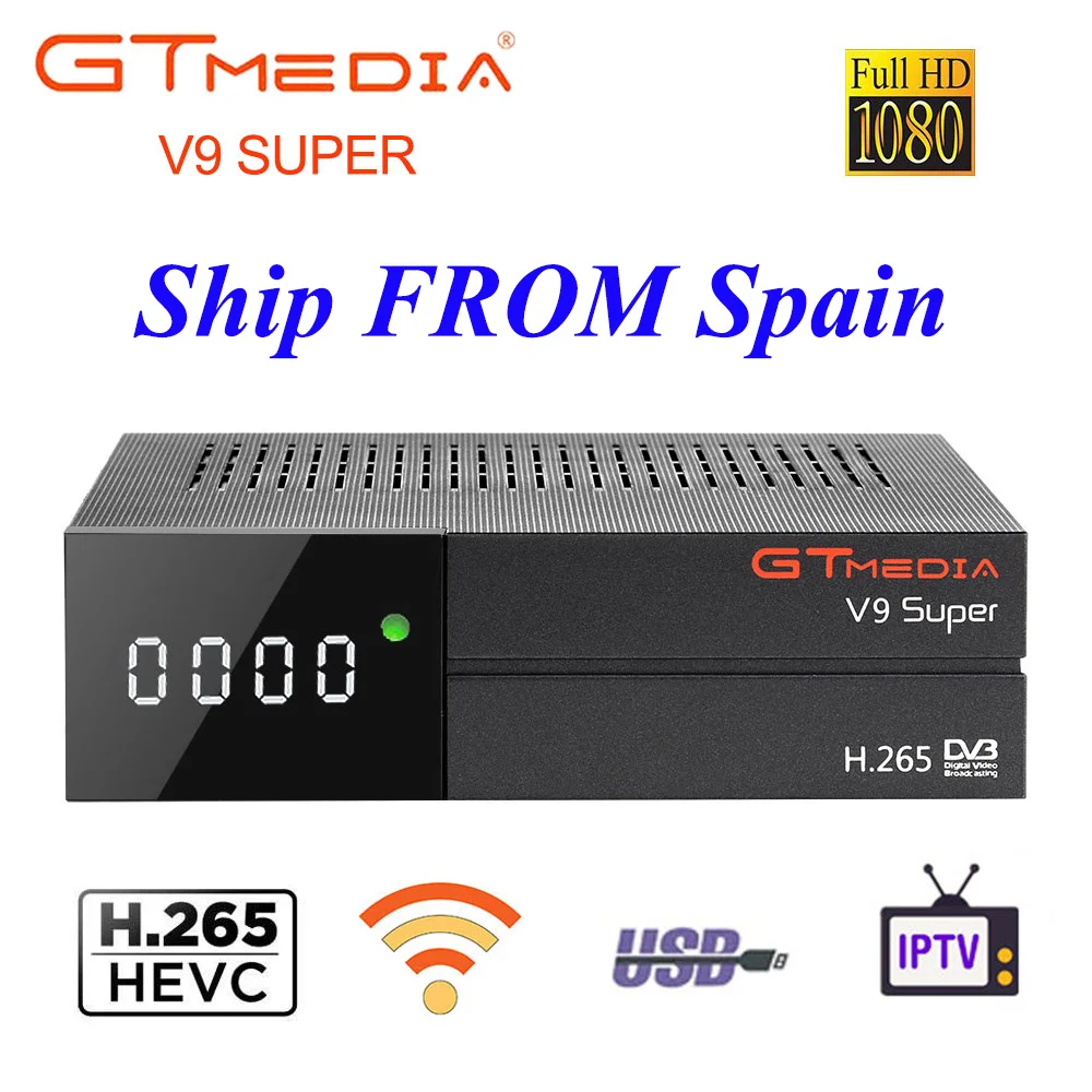 GTMedia V9 Супер Спутниковый приемник Bult in WiFi DVB S2 Full HD TV Box GT Media набор декодеров Top