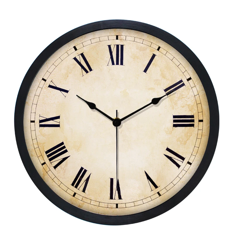 Retro Digital Wall Clock Silent Simple Bedroom Nordic America Modern Rustic Living Room Creative Personality Home C6T | Дом и сад