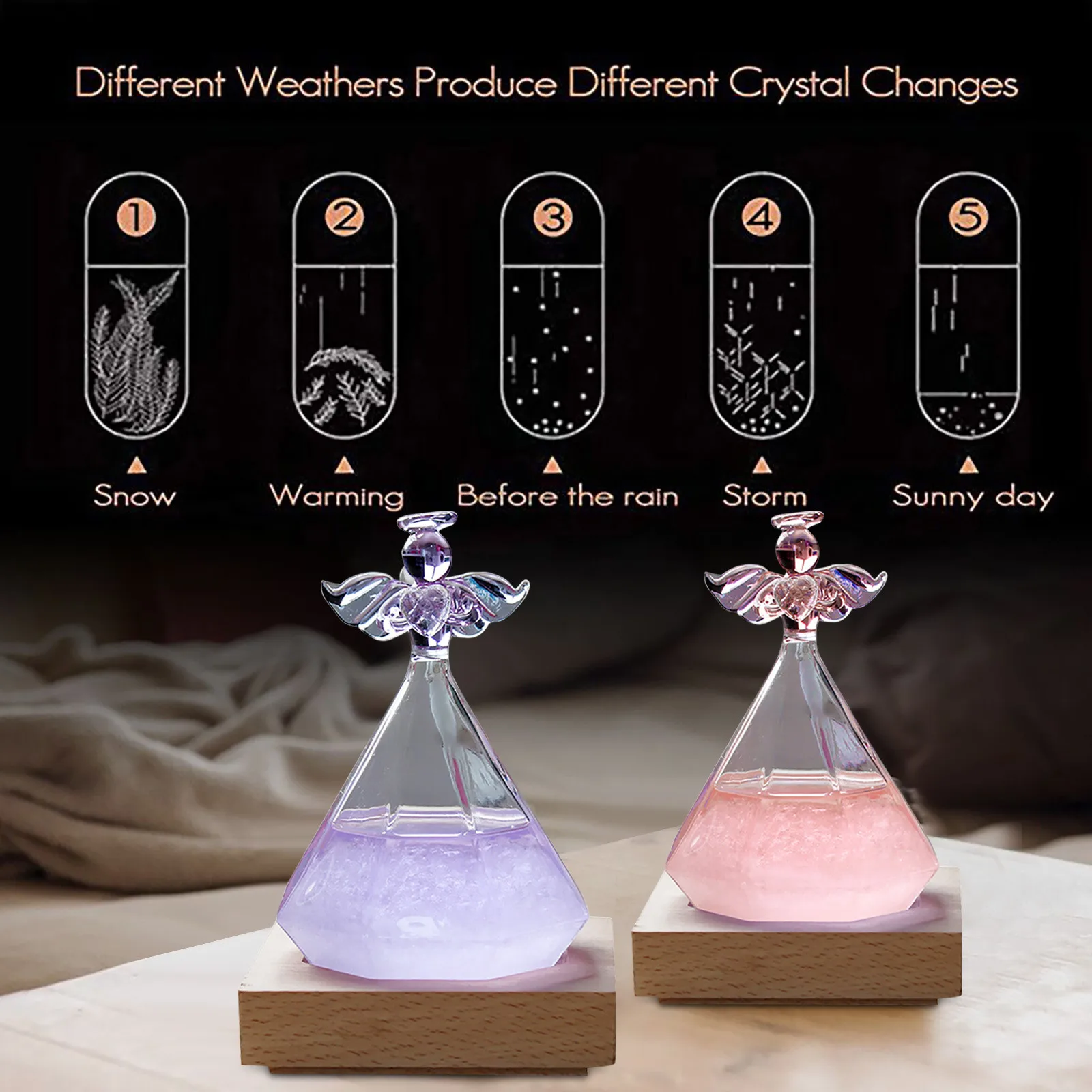 Украшение сладкий в фиолетовых и розовых тонах Прогноз предметы бутылка