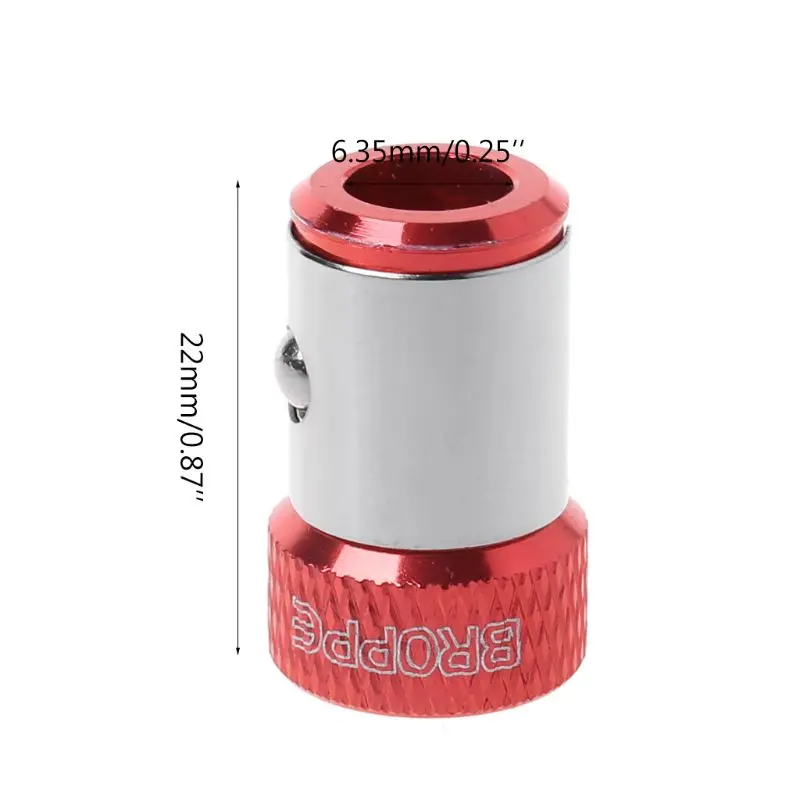 

Screwdriver Bits Magnetic Ring 1/4\" 6.35mm Metal Strong Magnetizer Screw P0RE
