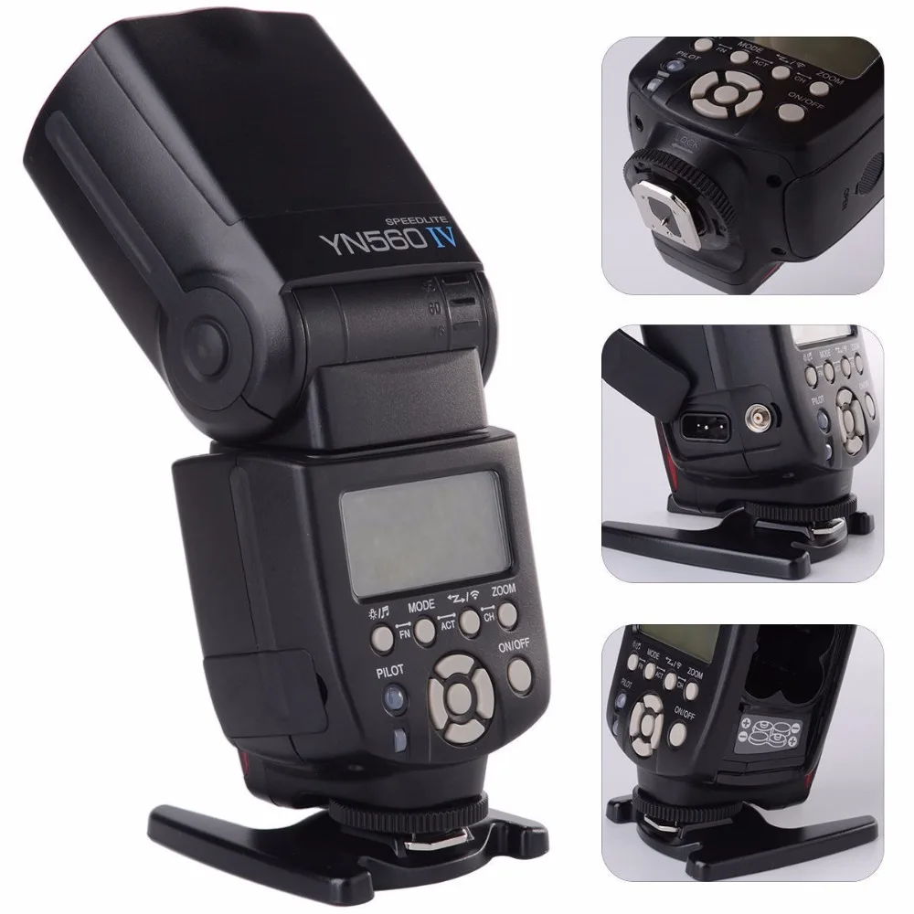 Вспышка YONGNUO YN-560 IV Speedlite + беспроводной пульт дистанционного управления RF-603II C для
