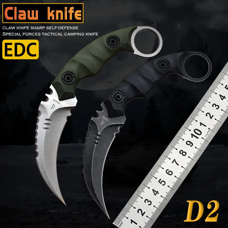 

New Claw Csgo Convenient Sharp High Hardness Outdoor Camping Hunting Tactics Eagle Claw Self-Defense Hiking Survival Knife Edc