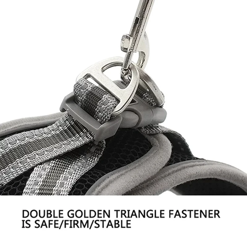 Pet кошка шлейка для собак мягкая дышащая щенка жгут жилет прогулочный нейлоновый