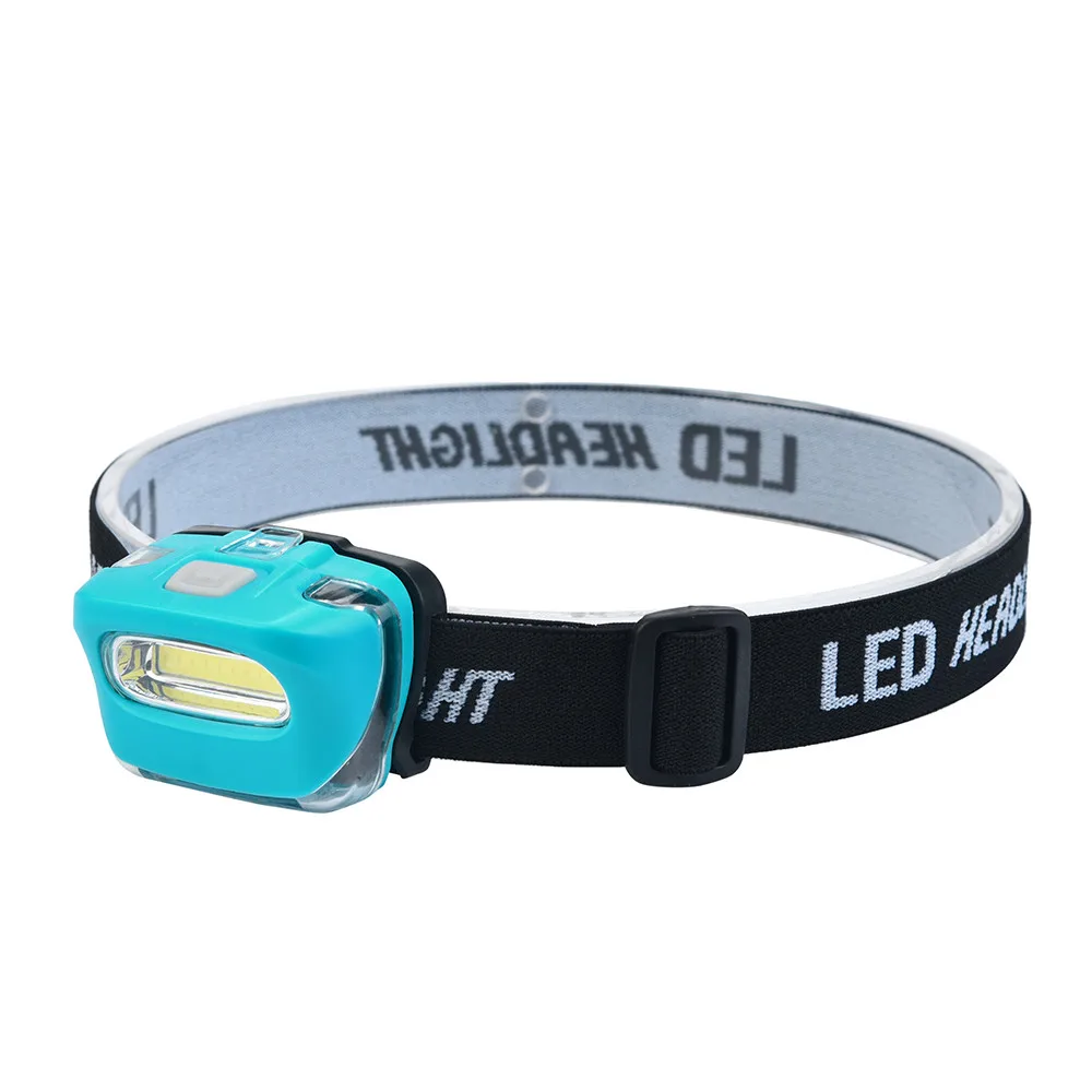 COB мини налобный фонарь светодиодный для кемпинга походов фары Головной 3 режима