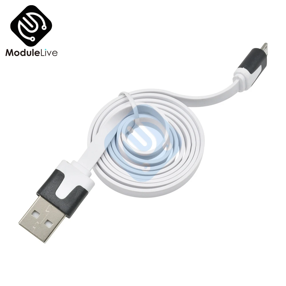 1 м 3.3ft провод Micro USB синий для Wemos D1 мини NodeMcu проводной кабель