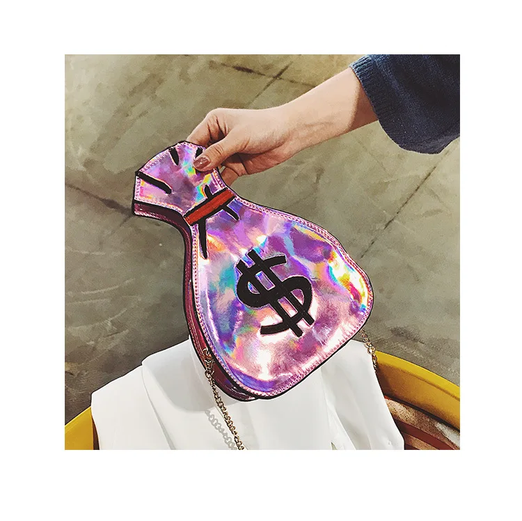 

Laser Personalized Embroidery Shoulder Bag Fashion Embroidery Personalized Messenger Bag American Creative Letter Female Bag