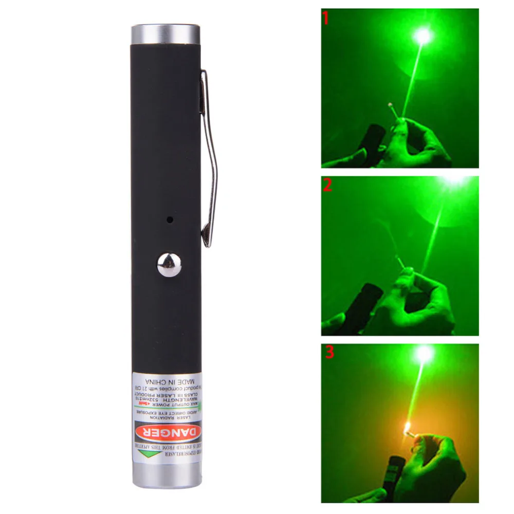 Ручка-указка для инструктора зеленая световая лазерная ручка USB перезаряжаемая