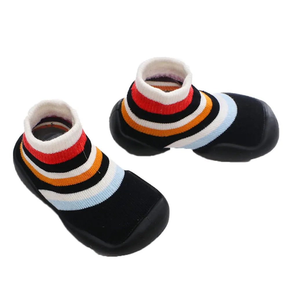 

Infant Baby Indoor Slippers Non-Slip Soft Sole Infant Prewalkers Floor Socks Toddler Knit Walker Socks Sneakers