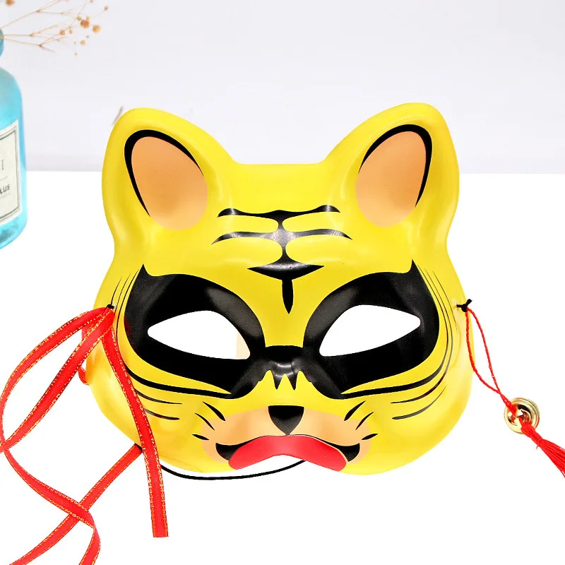 2022 новые тигровые Маски Аниме косплей мультфильм тигр полулицевая маска