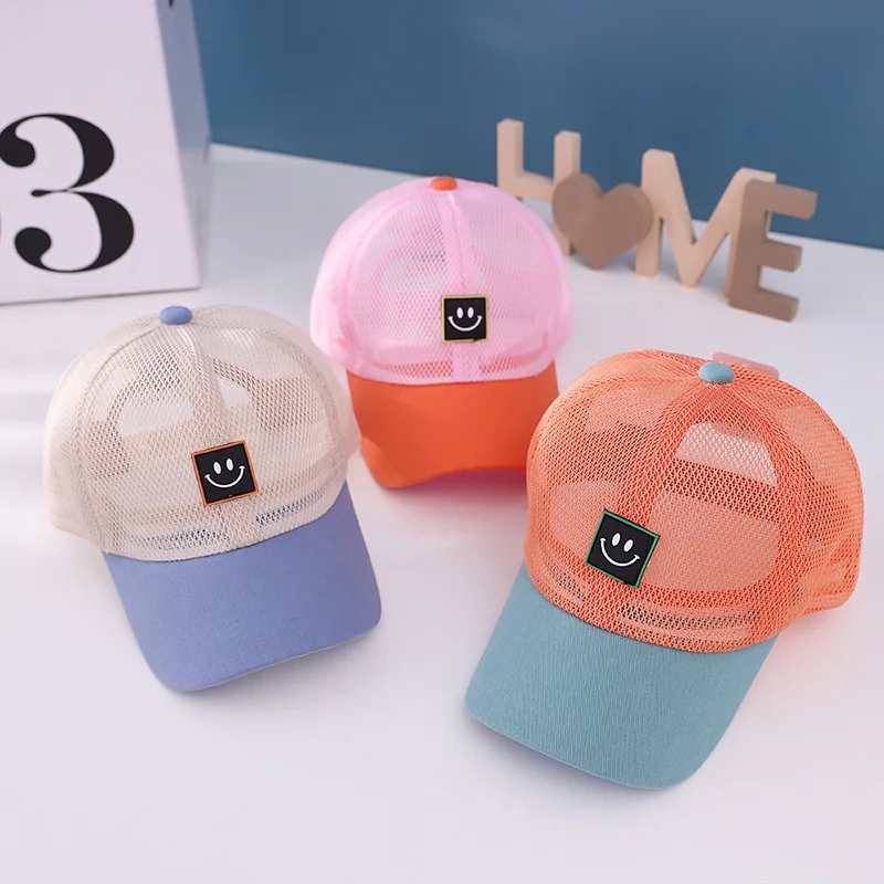 Детская сетчатая бейсболка модная Кепка От Солнца пляжная кепка для мальчиков и