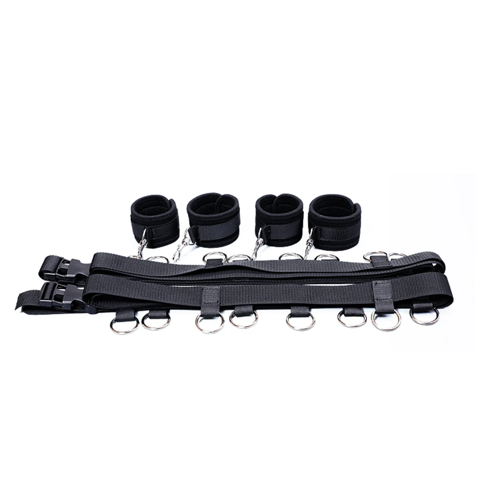 Комплект БДСМ секс бандаж SM наручники эротические игрушки для взрослых пар 3 шт.