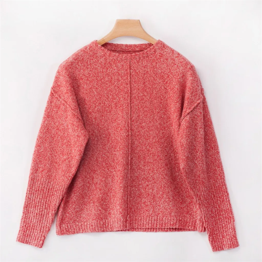 

Vogue Sweaters Women Autumn Winter Fashion Basic Pullover Female Long Sleeve Pull Femme Casual Knitted