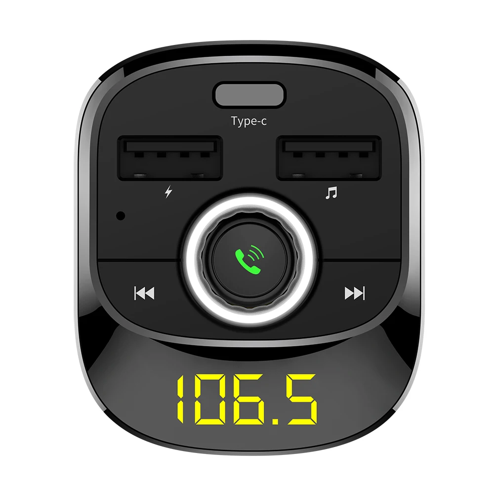 OULLX Bluetooth автомобильный комплект беспроводной fm передатчик громкой связи A2DP