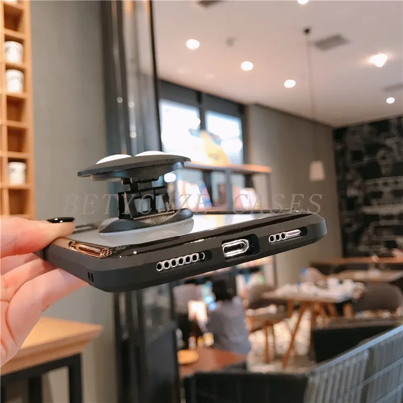 

3D Cartoon cat Holder Stand Bracket phone case for Homtom HT37 S12 HT27 HT30 cover