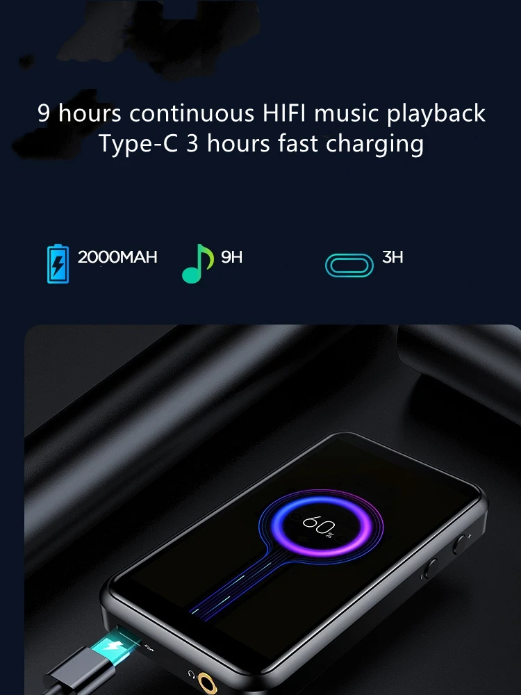 

Hi-Fi MP4- DAC DSD256 Wi-Fi Bluetooth Linux Shmci C7