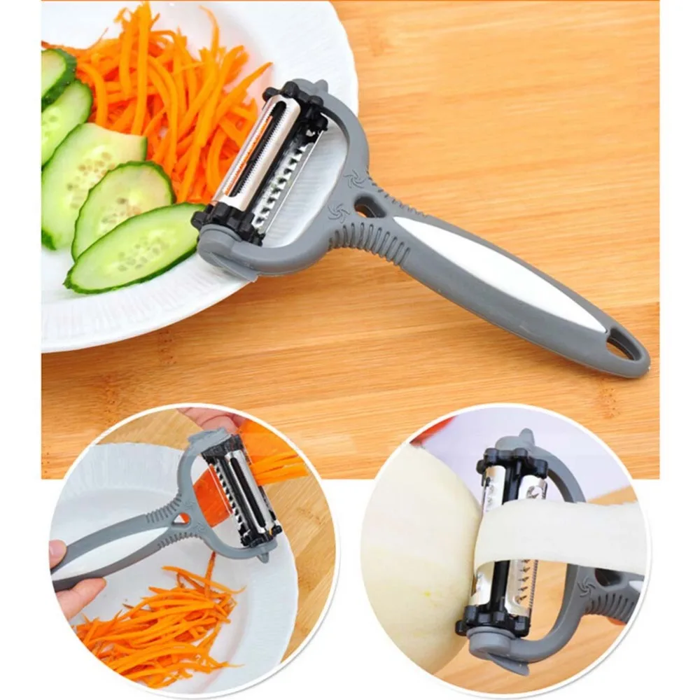 1 x Peeler Rotary Carrot Potato 360 Degree Gadget Vegetable Fruit Slicer Turnip 15.5 *9.0*2.0cm/6.1 *3.5 * 0.8in | Дом и сад