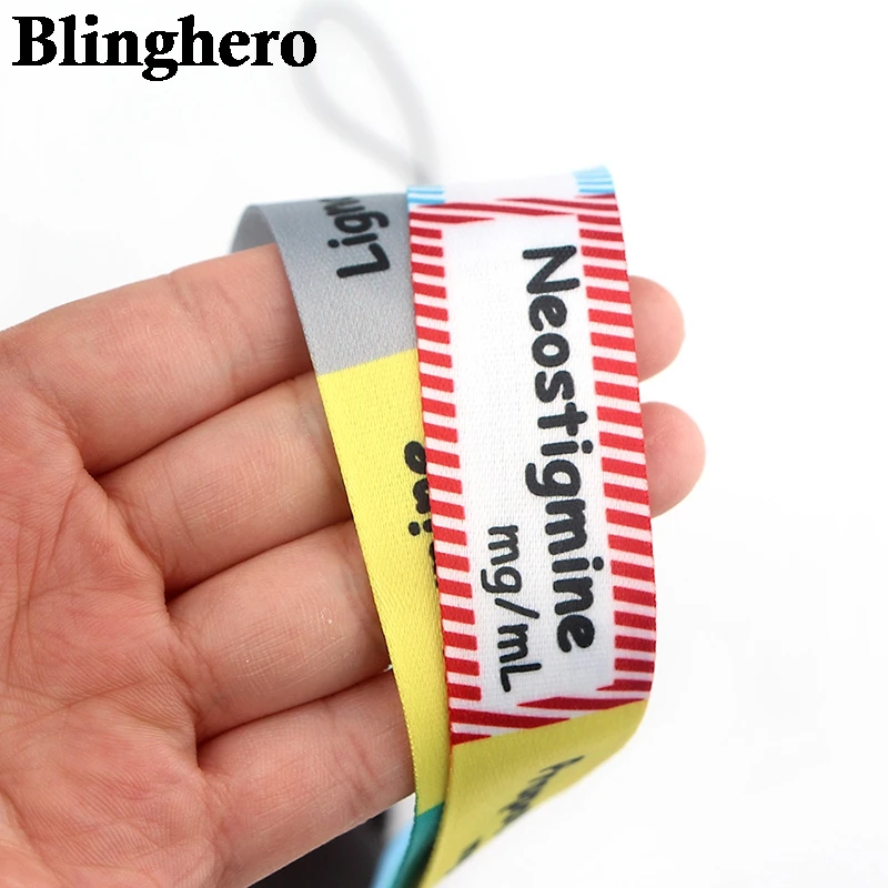 CA1358 Critical Care Anaesthetics ICU Lanyard for Keys ID Card Mobile Phone Neck Straps Lanyard for Doctor and Nurse