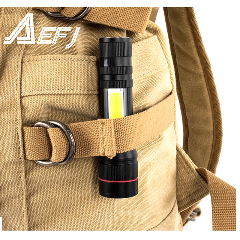 

Светодиодный водонепроницаемый фонарик T6 со встроенным аккумулятором и зарядкой по USB