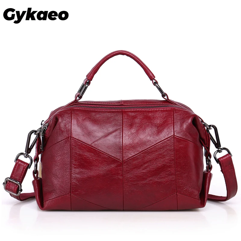 GYKAEO женская сумка из натуральной кожи Дамская уличная мода сумки мессенджеры