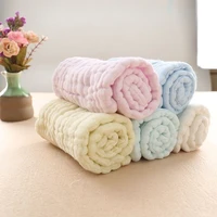 10pcs lot 12 layers baby towel wash gauze cotton muslin handkerchief feeding towel newborn nursing nappies