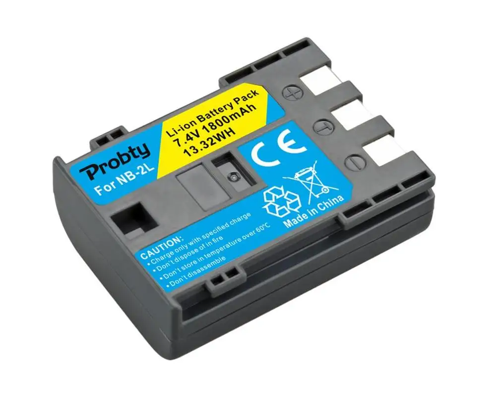NB-2LBattery и зарядное устройство для CANON Digital EOS 350D/400D Rebel XT XTi NB-2JH NB-2L EOS Digital N EOS DIGITAL REBEL XT EOS Kiss Digit - Цвет: 1 battery
