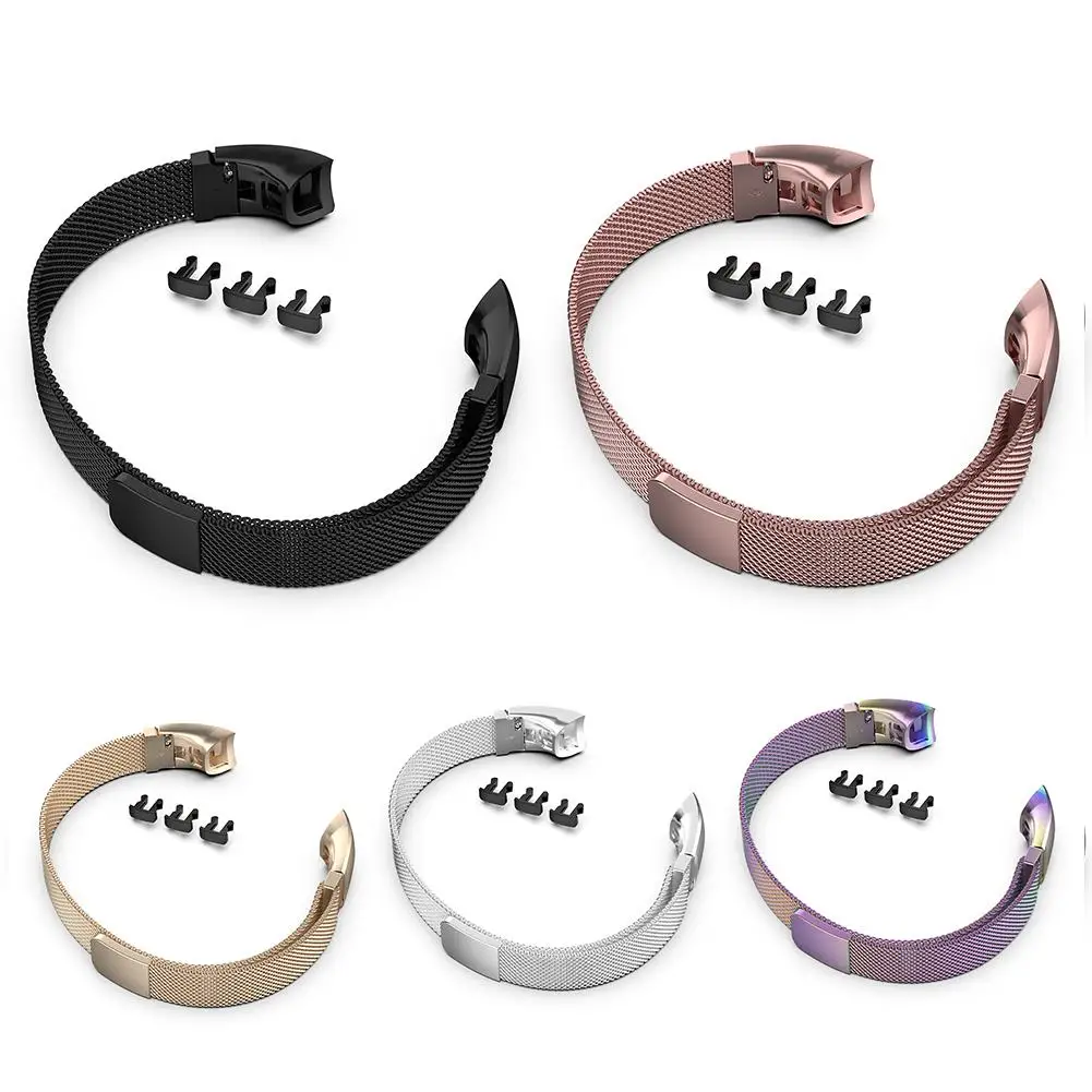 Магнитный Миланский Браслет из нержавеющей стали для часов браслет huawei Honor Band 4 5