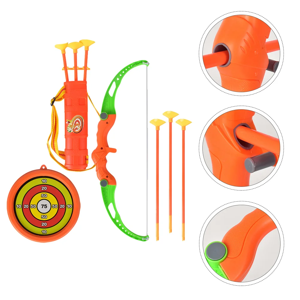 

1 Set Cartoon Outdoor Shooting Toys Children Simulation Bow Arrows Playthings