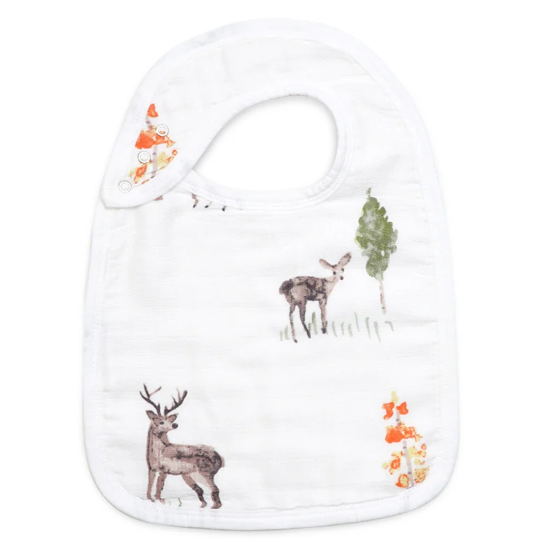 deer Muslinlife детские нагрудники Новинка бамбуковый хлопок высокого качества Babadores Para Bebe слюнявчик для младенца полотенце для мальчиков и девочек - Цвет: deer