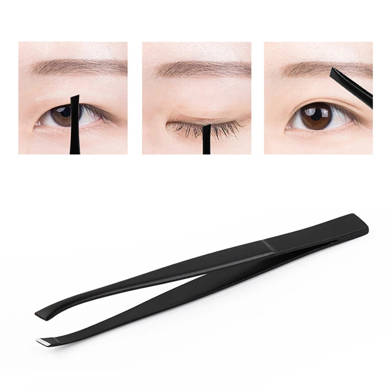 1 шт для бровей Пинцет из нержавеющей стали Нержавеющая сталь уход за кожей лица