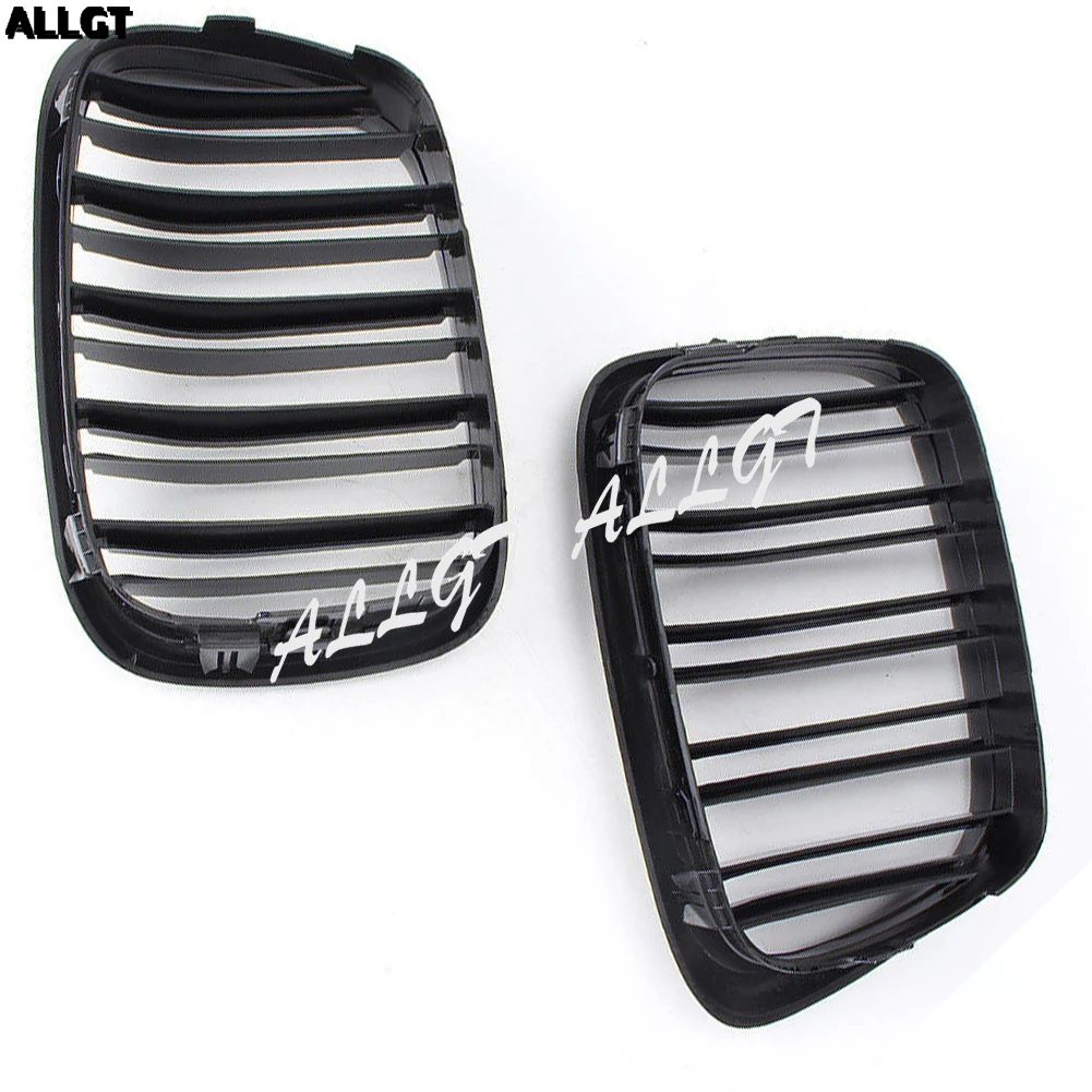 Автомобильная Передняя Центральная решетка грили Черный ABS Подходит для BMW 5