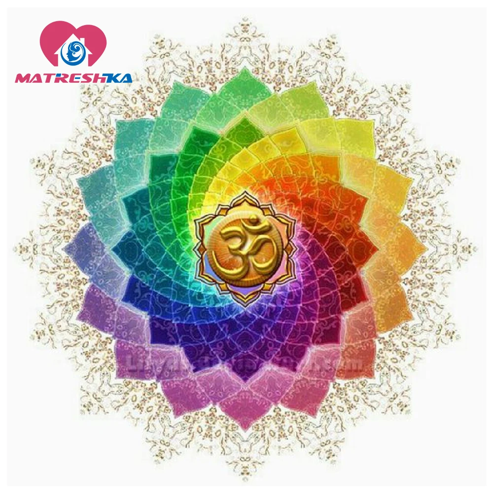 Алмазная вышивка Мандала алмазов картина полный дрель Стразы мозаика алмаз