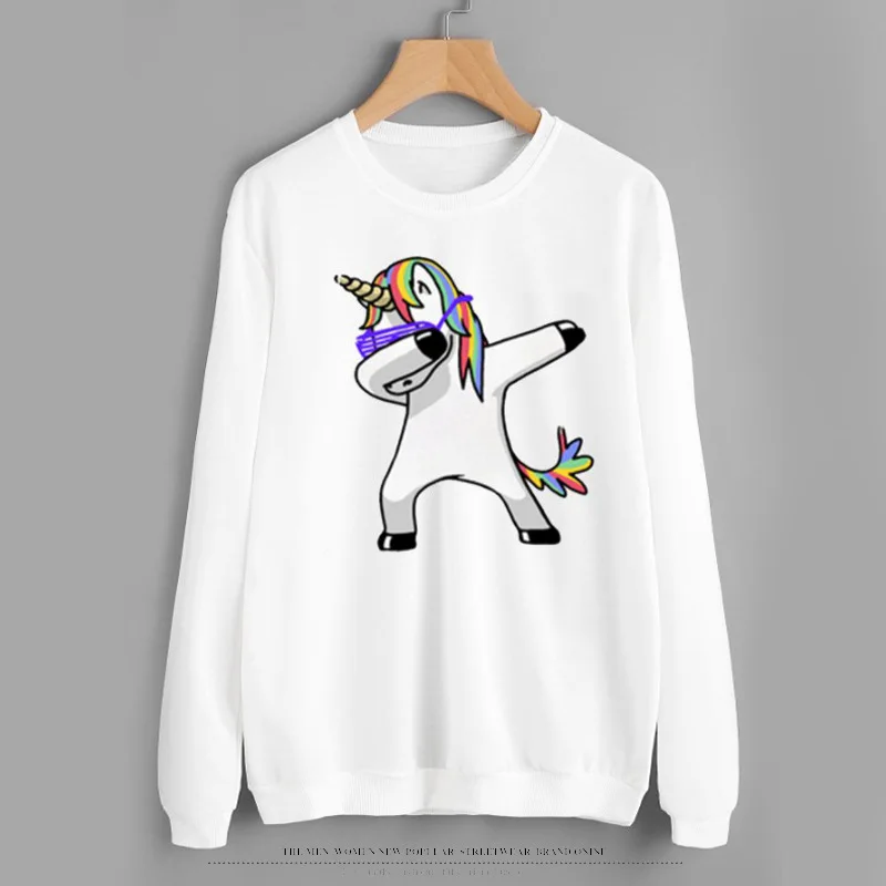 Женская толстовка с принтом единорога черная или розовая в уличном стиле лето 2020