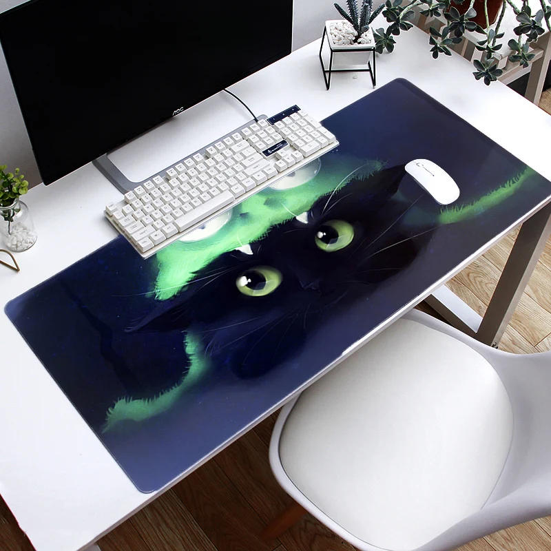 

hot selling Office Home Rubber Square Mouse Big Pad Mat Against-Slip Laptop Mousepad Rubis Firenos